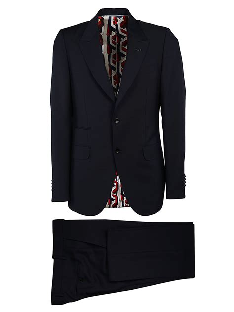 mens designer suits gucci|gucci warm up suits men.